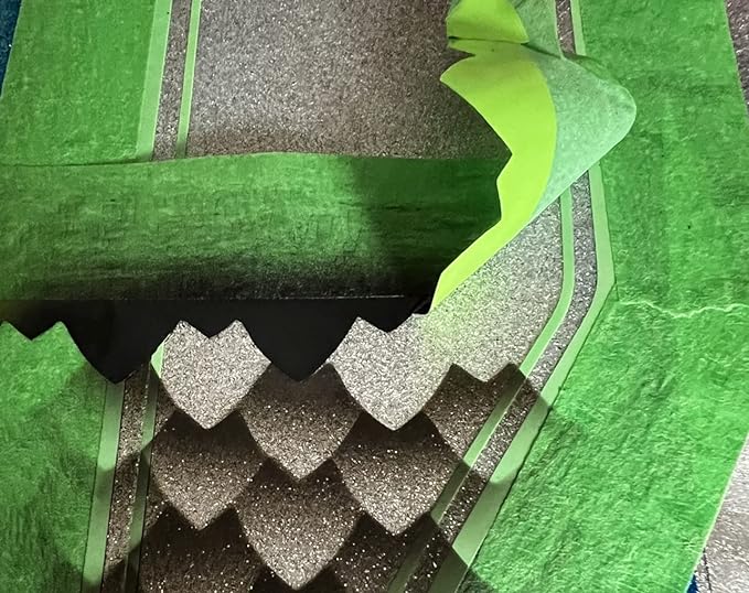 LiME LiNE Dragon Scales Airbrush Stencil for Custom Paint