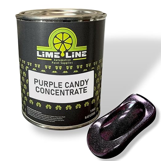 LiME LiNE Purple Candy Concentrate, Automotive Solvent Based Transparent Paint - 1 Pint