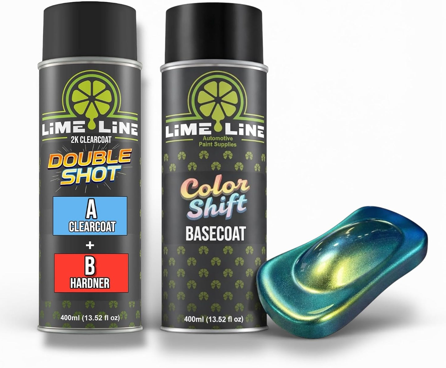 LiME LiNE Automotive Chameleon - Color Shift Basecoat Aerosols - Fast Drying Spray Paint for Custom Paint & DIY Projects - Must Be Clearcoated
