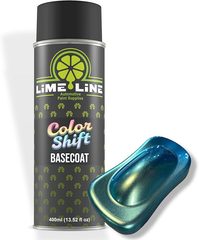 LiME LiNE Premium Automotive Basecoat Aerosol Spray Paint - Fast Drying- Custom Paint, Must Be Clearcoated