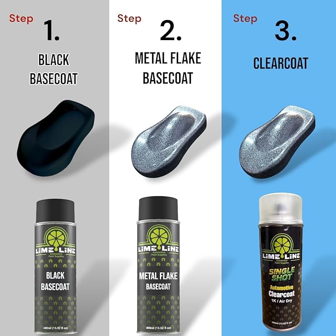 LiME LiNE 1K High Gloss Clear Coat Automotive Spray Paint/Aerosol, Fast Drying, Acrylic Urethane Clearcoat