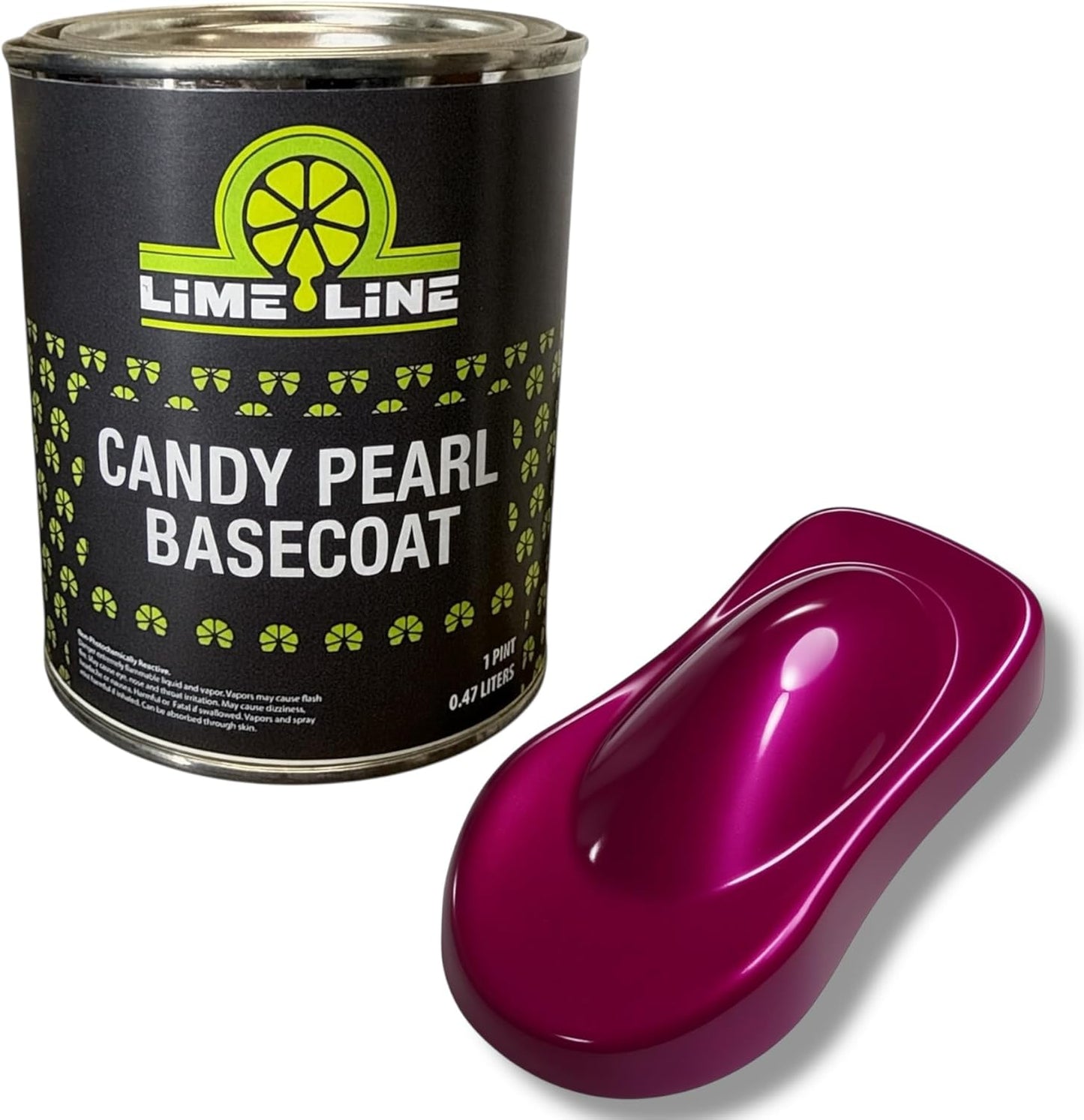 LiME LiNE Candy Pearl Basecoat – All-In-One Base, Pearl & Candy Color | Tri-Stage Look in One Step | Full-Coverage Candy Look: Must be Cleared with 2K Clearcoat