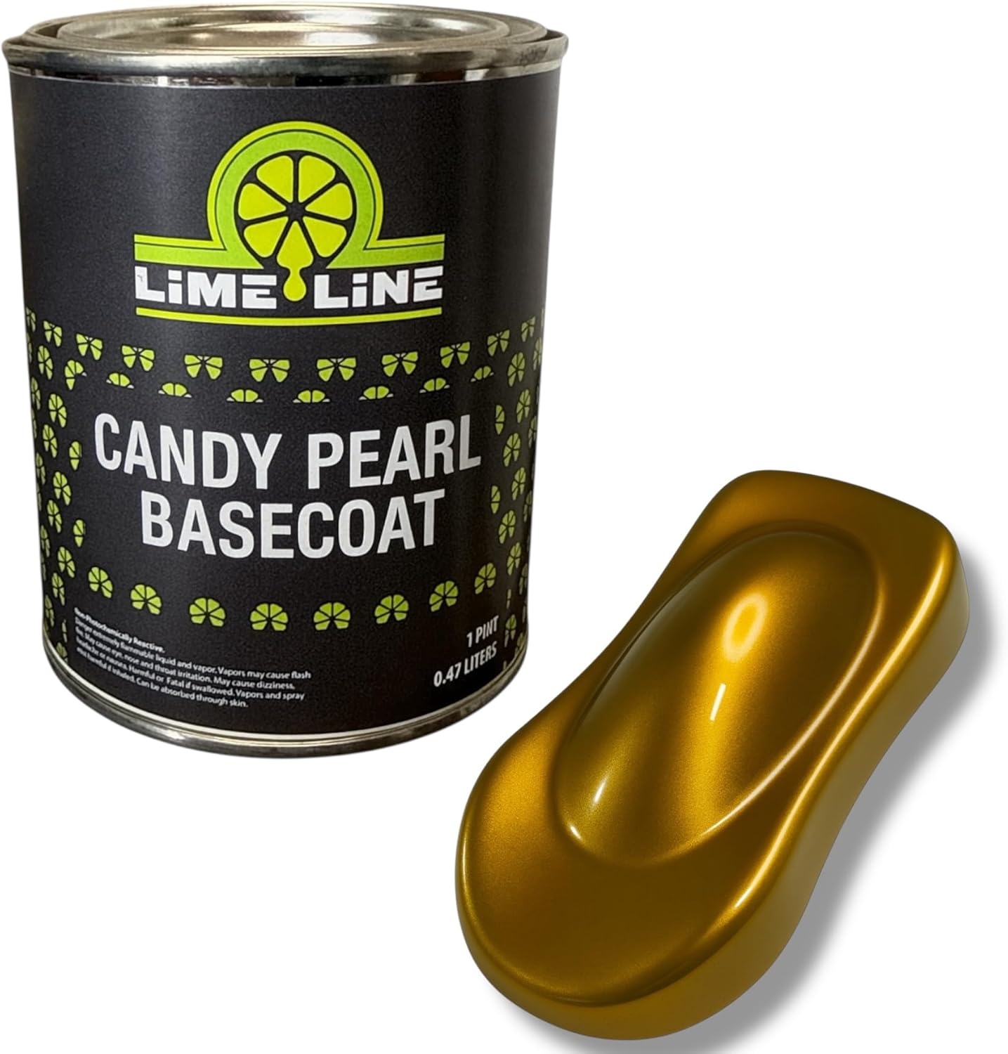 LiME LiNE Candy Pearl Basecoat – All-In-One Base, Pearl & Candy Color | Tri-Stage Look in One Step | Full-Coverage Candy Look: Must be Cleared with 2K Clearcoat