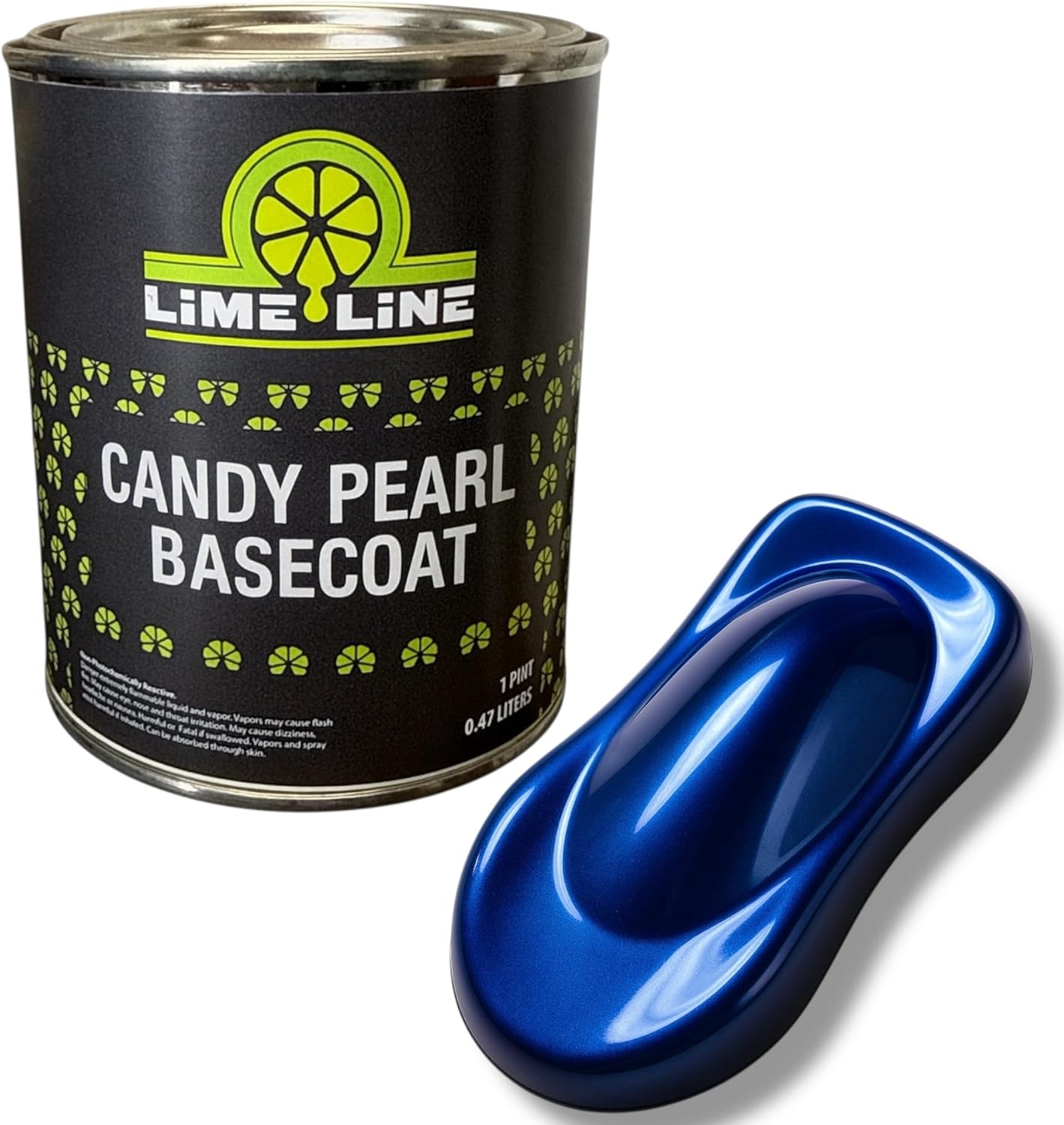 LiME LiNE Candy Pearl Basecoat – All-In-One Base, Pearl & Candy Color | Tri-Stage Look in One Step | Full-Coverage Candy Look: Must be Cleared with 2K Clearcoat