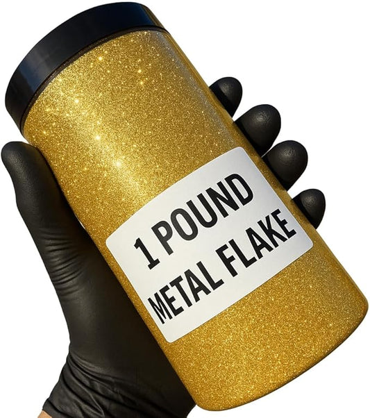 LiME LiNE 1 lb Metal Flake .008 – Automotive Grade for Custom Paint, Lowriders, Motorcycles, Hot Rods, and More