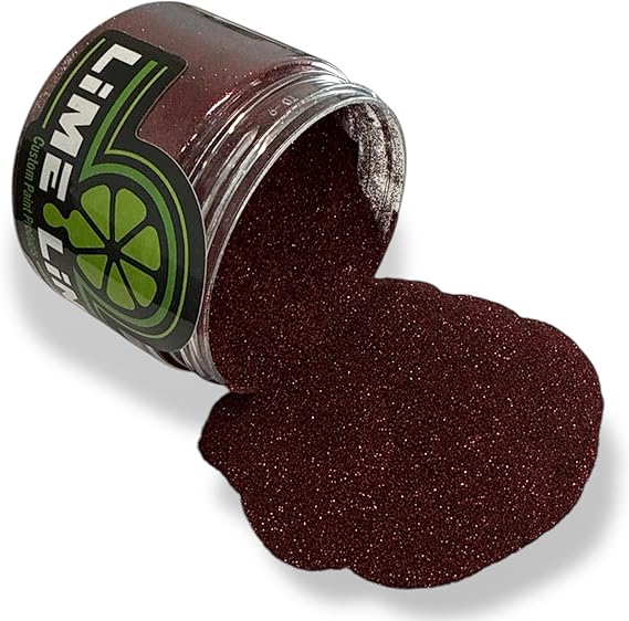LiME LiNE Sprayable Metal Flake Paint Additive: Solvent Resistant Glitter for Automotive Custom Painting
