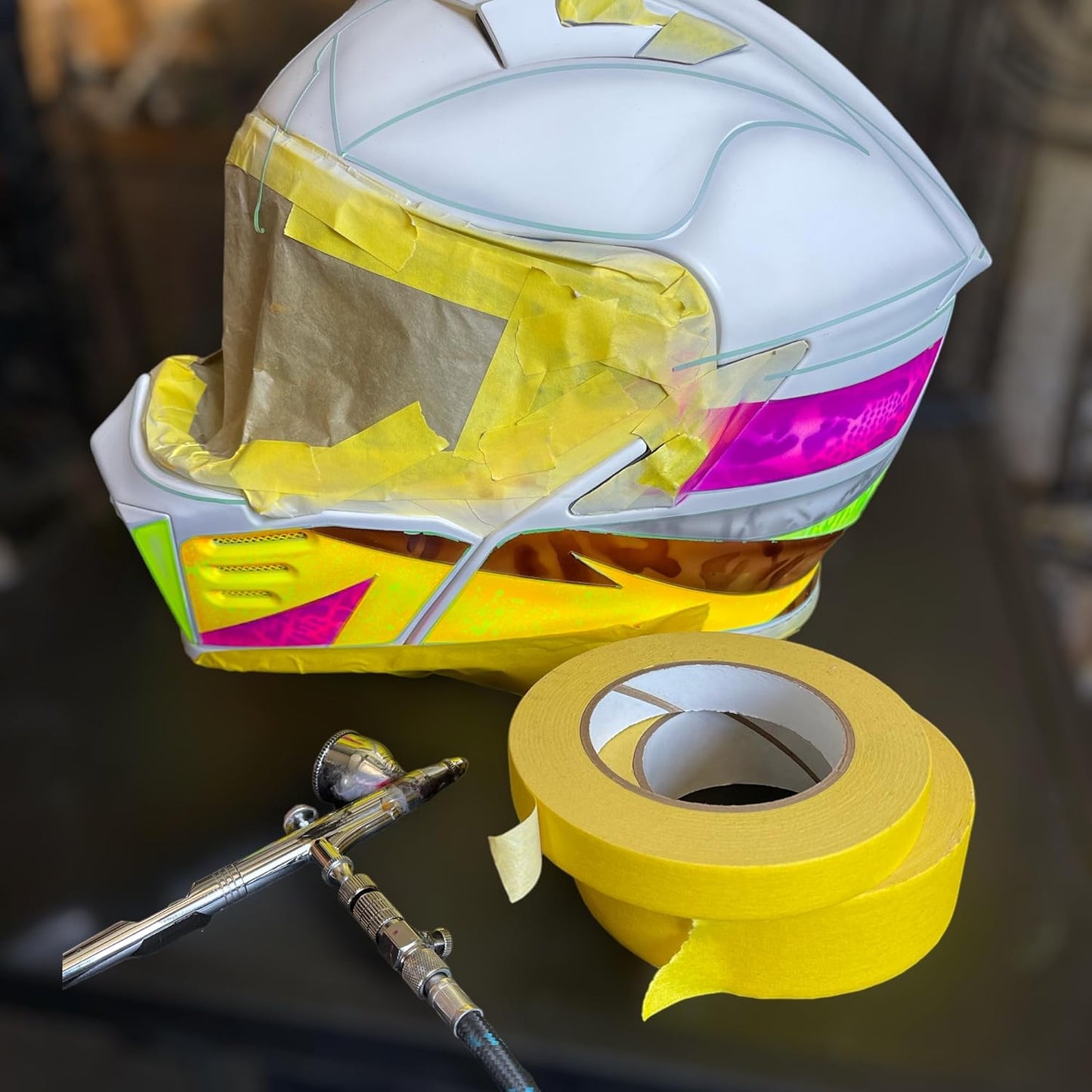 LiME LiNE Yellow Masking Tape Combo Pack (1.5" & 3/4")