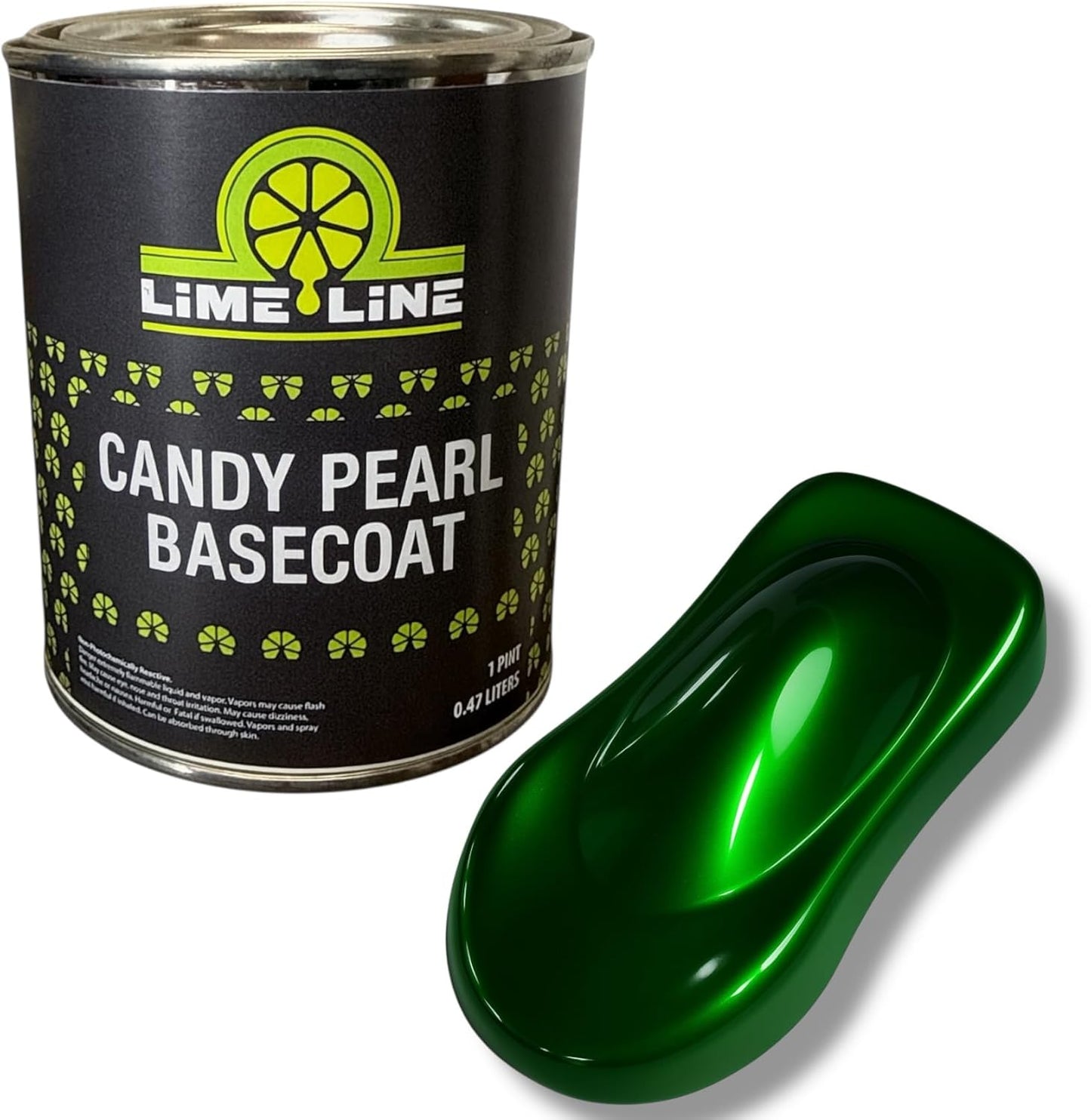LiME LiNE Candy Pearl Basecoat – All-In-One Base, Pearl & Candy Color | Tri-Stage Look in One Step | Full-Coverage Candy Look: Must be Cleared with 2K Clearcoat