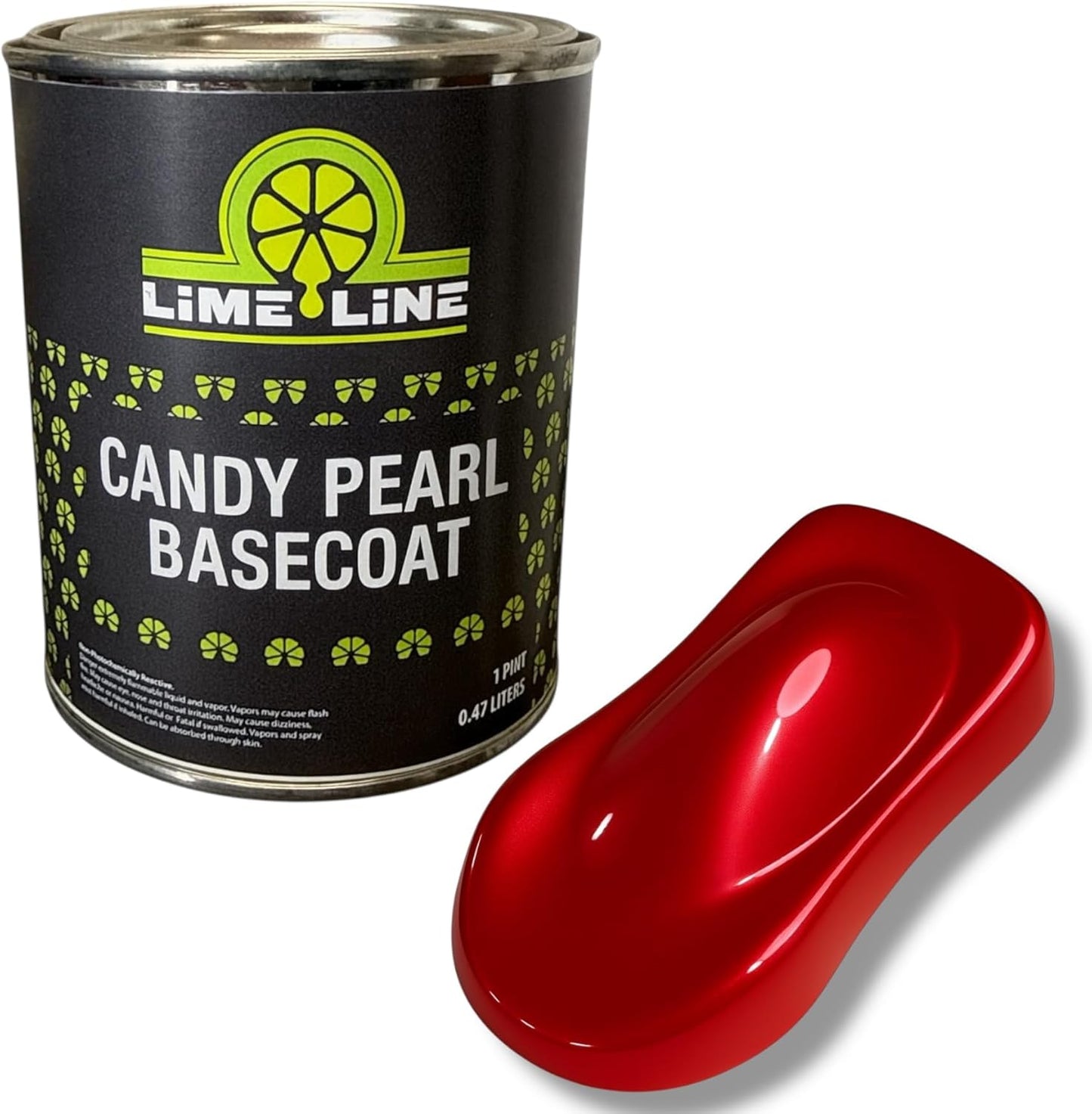 LiME LiNE Candy Pearl Basecoat – All-In-One Base, Pearl & Candy Color | Tri-Stage Look in One Step | Full-Coverage Candy Look: Must be Cleared with 2K Clearcoat
