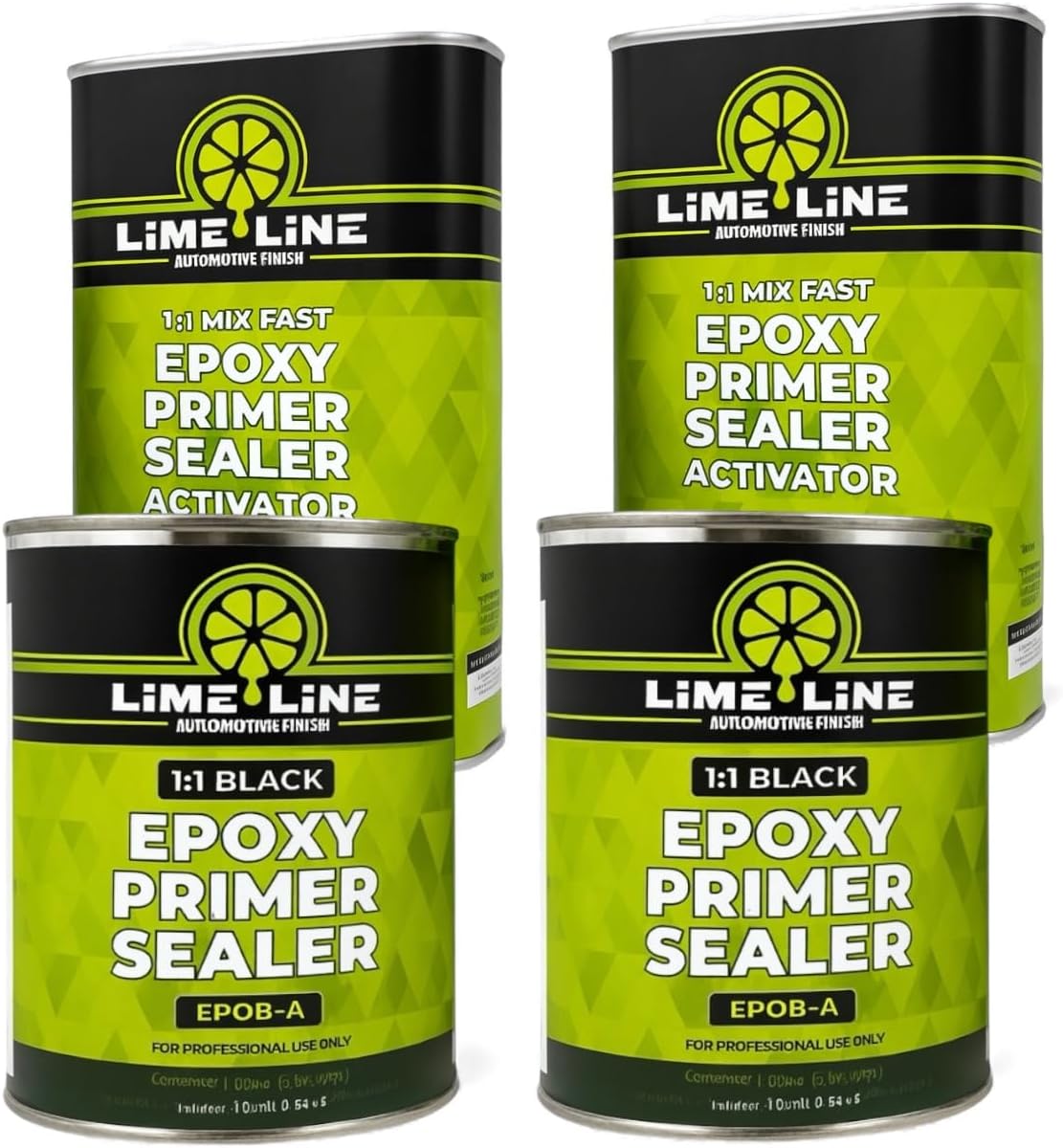 LiNE LiNE Epoxy Primer, Automotive Grade, Direct-to-Metal, Light Grey & Black