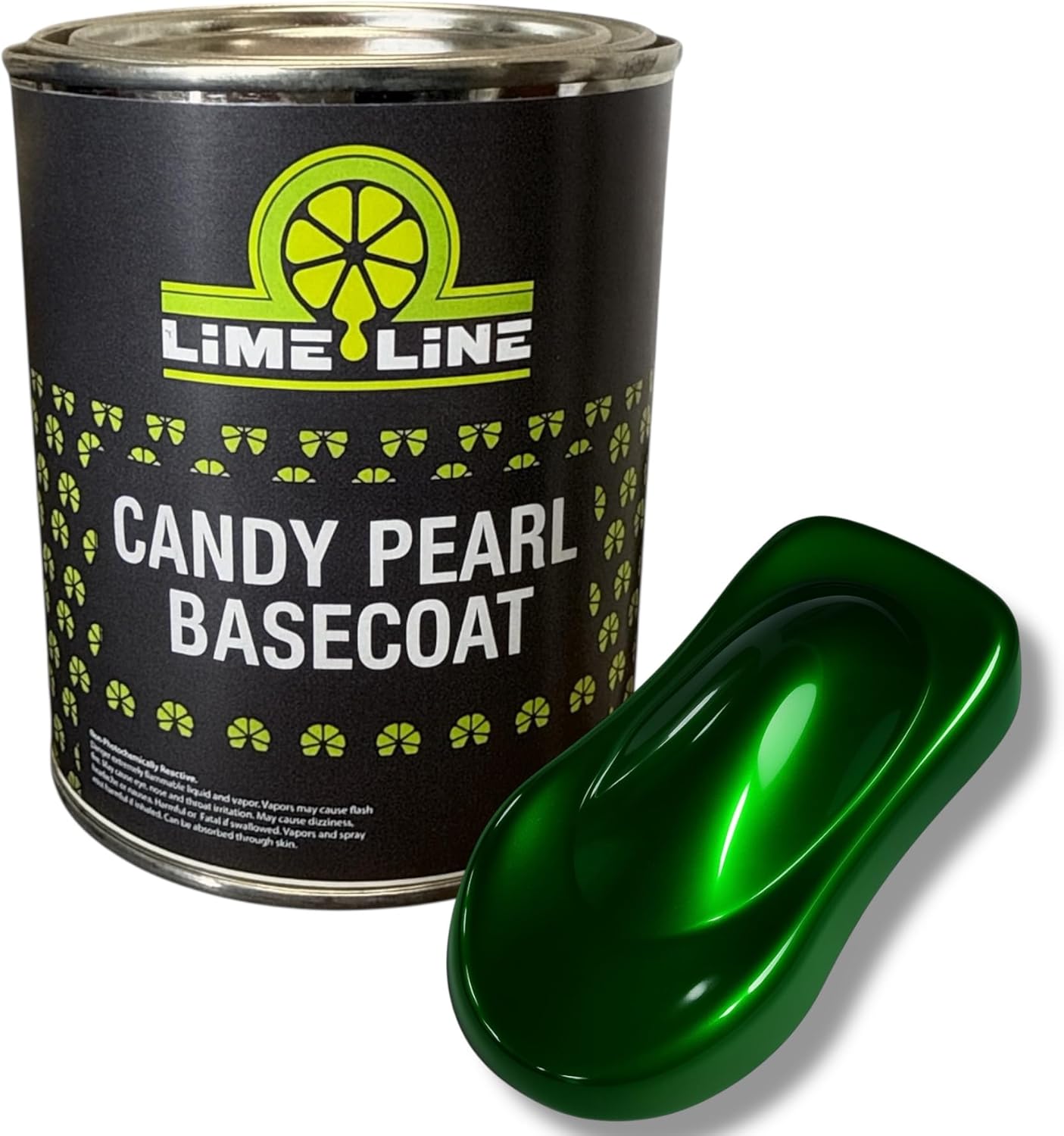 LiME LiNE Candy Pearl Basecoat – All-In-One Base, Pearl & Candy Color | Tri-Stage Look in One Step | Full-Coverage Candy Look: Must be Cleared with 2K Clearcoat