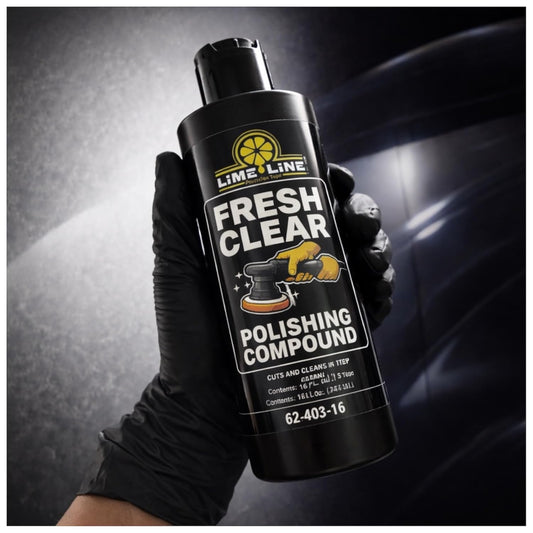 LiME LiNE Cut and Finish Polishing/Rubbing Compound – Single Polish Two-Step Clearcoat Correction, Removes Scratches, Swirls & Orange Peel, Safe on Fresh Clearcoat