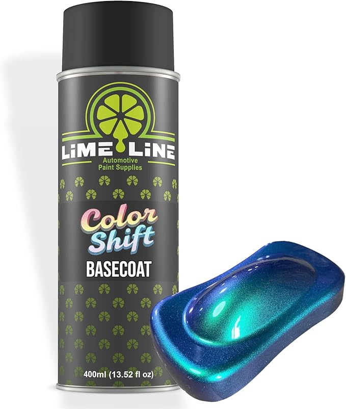 LiME LiNE Premium Automotive Basecoat Aerosol Spray Paint - Fast Drying- Custom Paint, Must Be Clearcoated