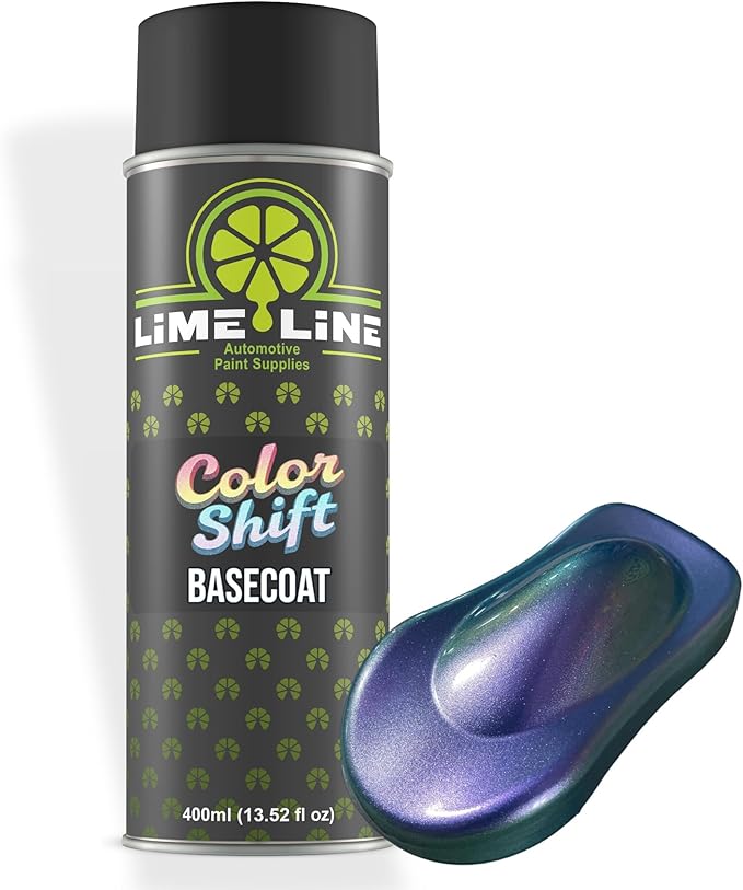 LiME LiNE Premium Automotive Basecoat Aerosol Spray Paint - Fast Drying- Custom Paint, Must Be Clearcoated
