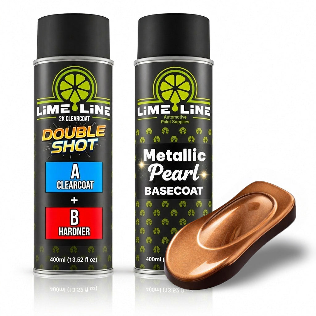 LiME LiNE Metallic Pearl Basecoat Spray Paint - 2 Stage Automotive Paint System - Basecoat Requires Clearcoat - DIY Car Paint Aerosol