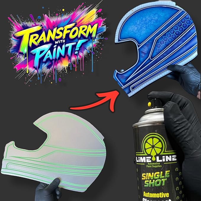 LiME LiNE 1K High Gloss Clear Coat Automotive Spray Paint/Aerosol, Fast Drying, Acrylic Urethane Clearcoat