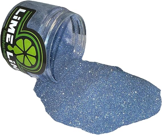 LiME LiNE Sprayable Metal Flake Paint Additive: Solvent Resistant Glitter for Automotive Custom Painting