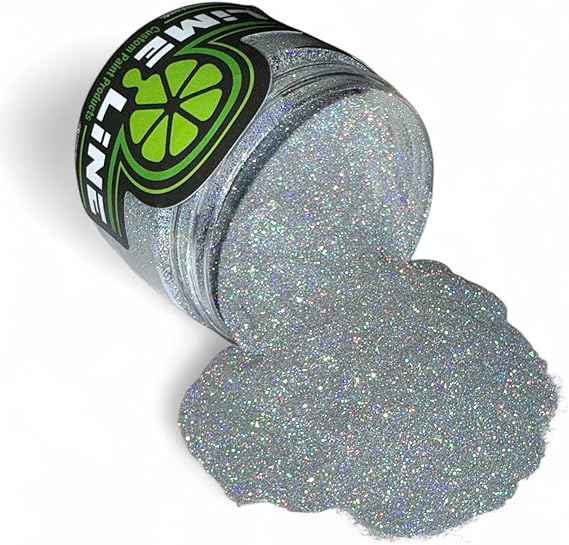 LiME LiNE Sprayable Metal Flake Paint Additive: Solvent Resistant Glitter for Automotive Custom Painting