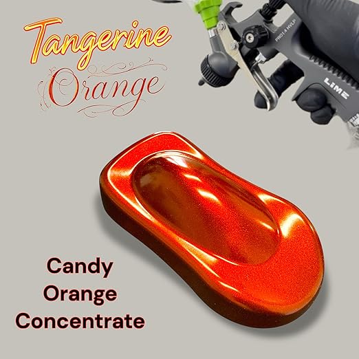 LiME LiNE Tangerine Orange Candy Concentrate, Automotive Solvent Based Transparent Paint - 1 Pint