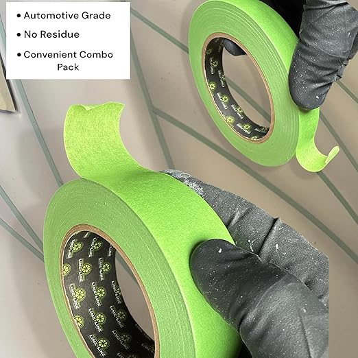 LiME LiNE Green Fineline Paper Masking Pinstriping Tape for Automotive Custom Painting Designs