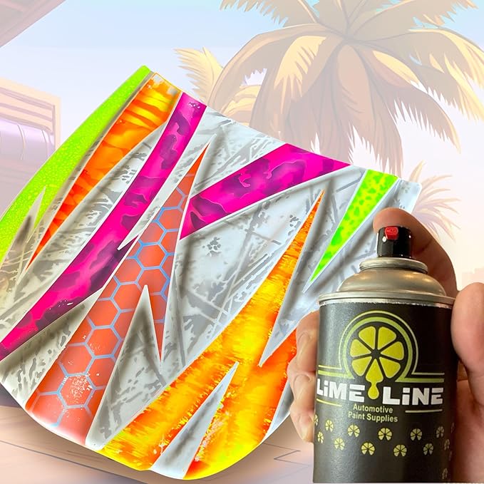 LiME LiNE Premium Automotive Basecoat Aerosol Spray Paint - Fast Drying- Custom Paint, Must Be Clearcoated