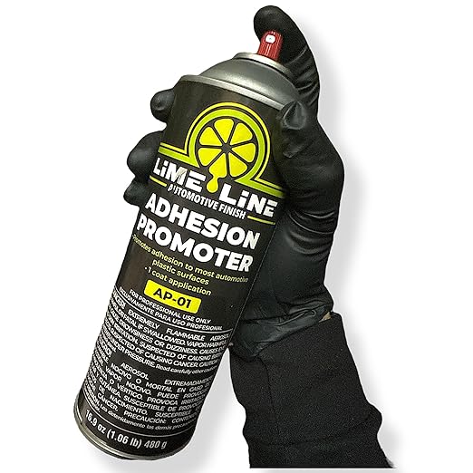 LiME LiNE Plastic & Metal Adhesion Promoter, Dries Clear: Promotes Primer, Basecoat and Clearcoat Adhesion, 16.9 oz Aerosol Can