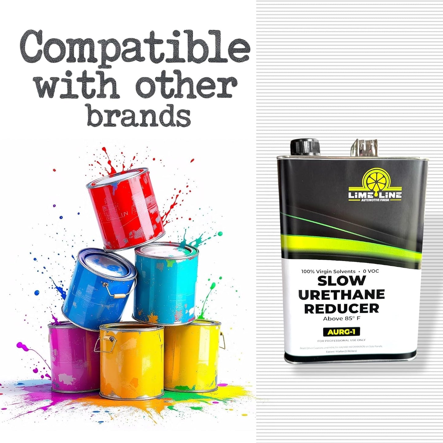 LiME LiNE Automotive Grade Urethane Reducer for thinning Automotive Basecoat and Primer