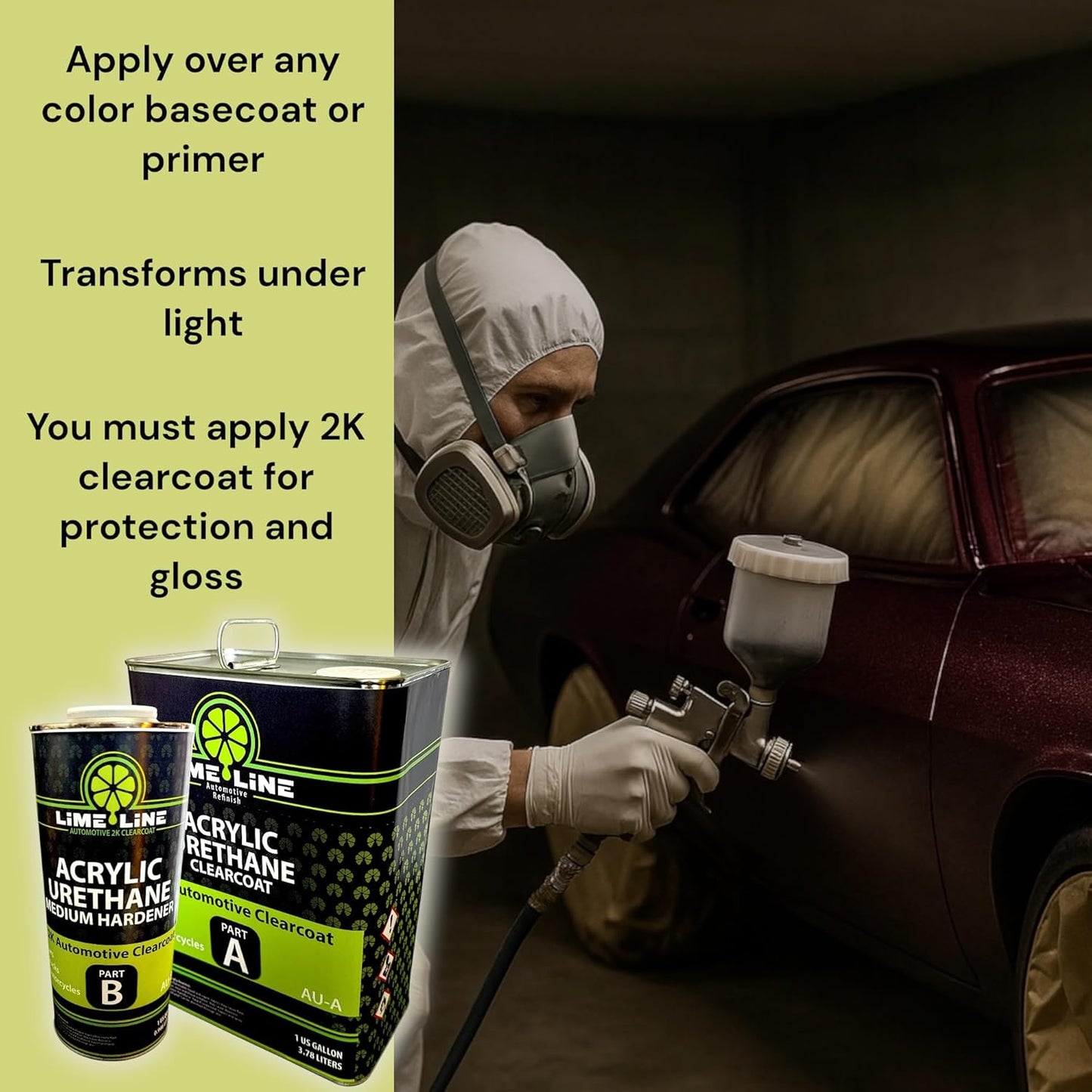 LiME LiNE Solid Yellow Basecoat 1 Pint