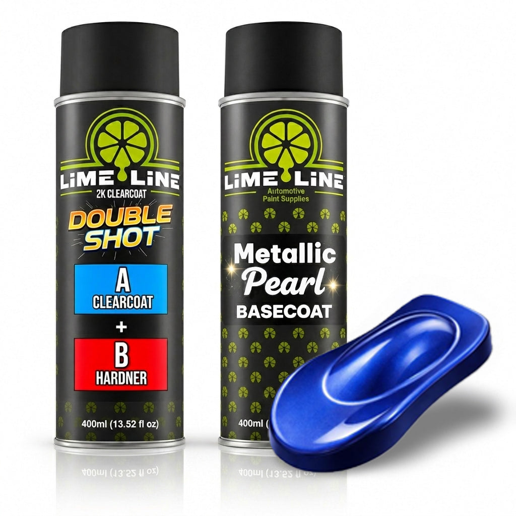LiME LiNE Metallic Pearl Basecoat Spray Paint - 2 Stage Automotive Paint System - Basecoat Requires Clearcoat - DIY Car Paint Aerosol