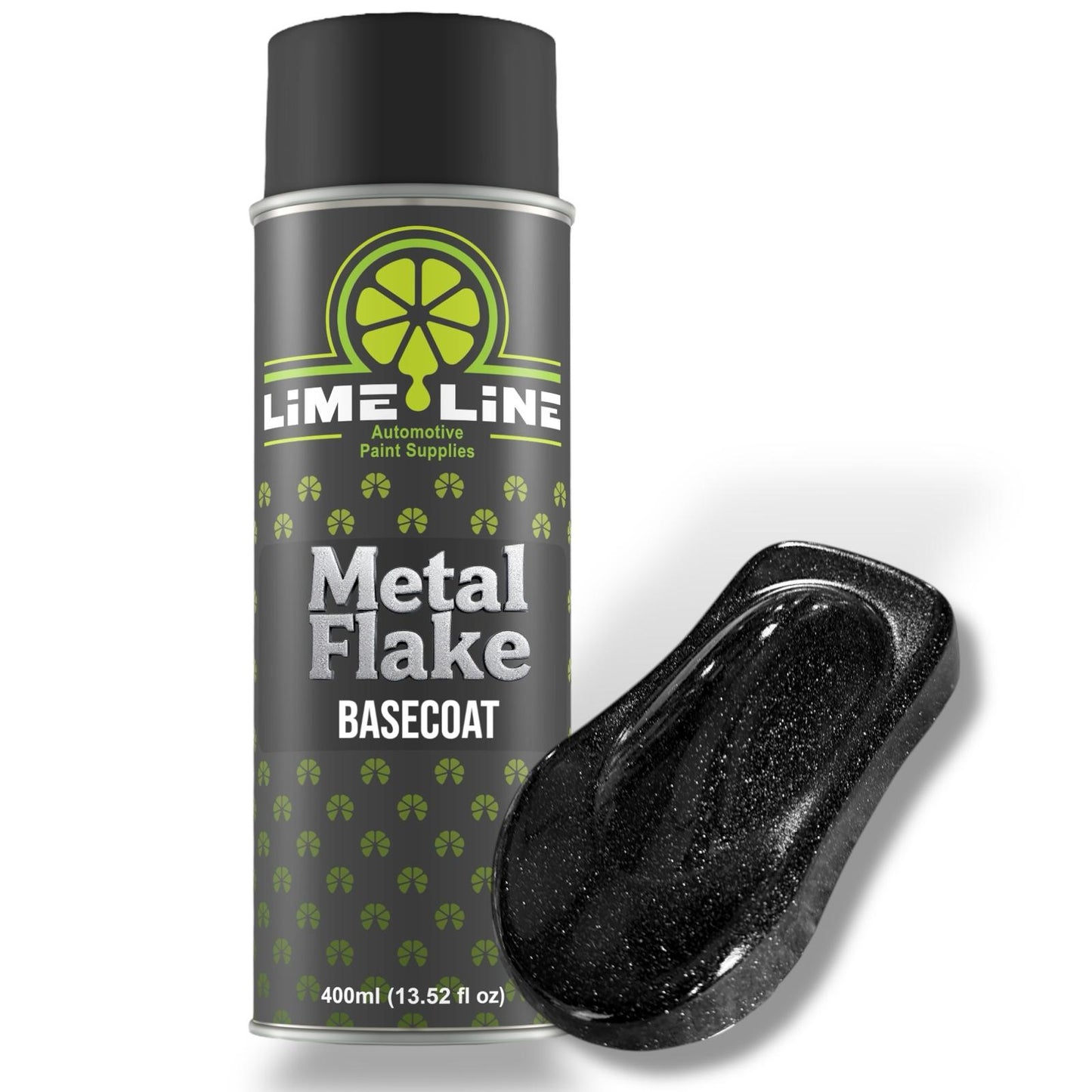 LiME LiNE Metal Flake Basecoat Automotive Grade Sparkle Spray Paint - 14 fl Oz