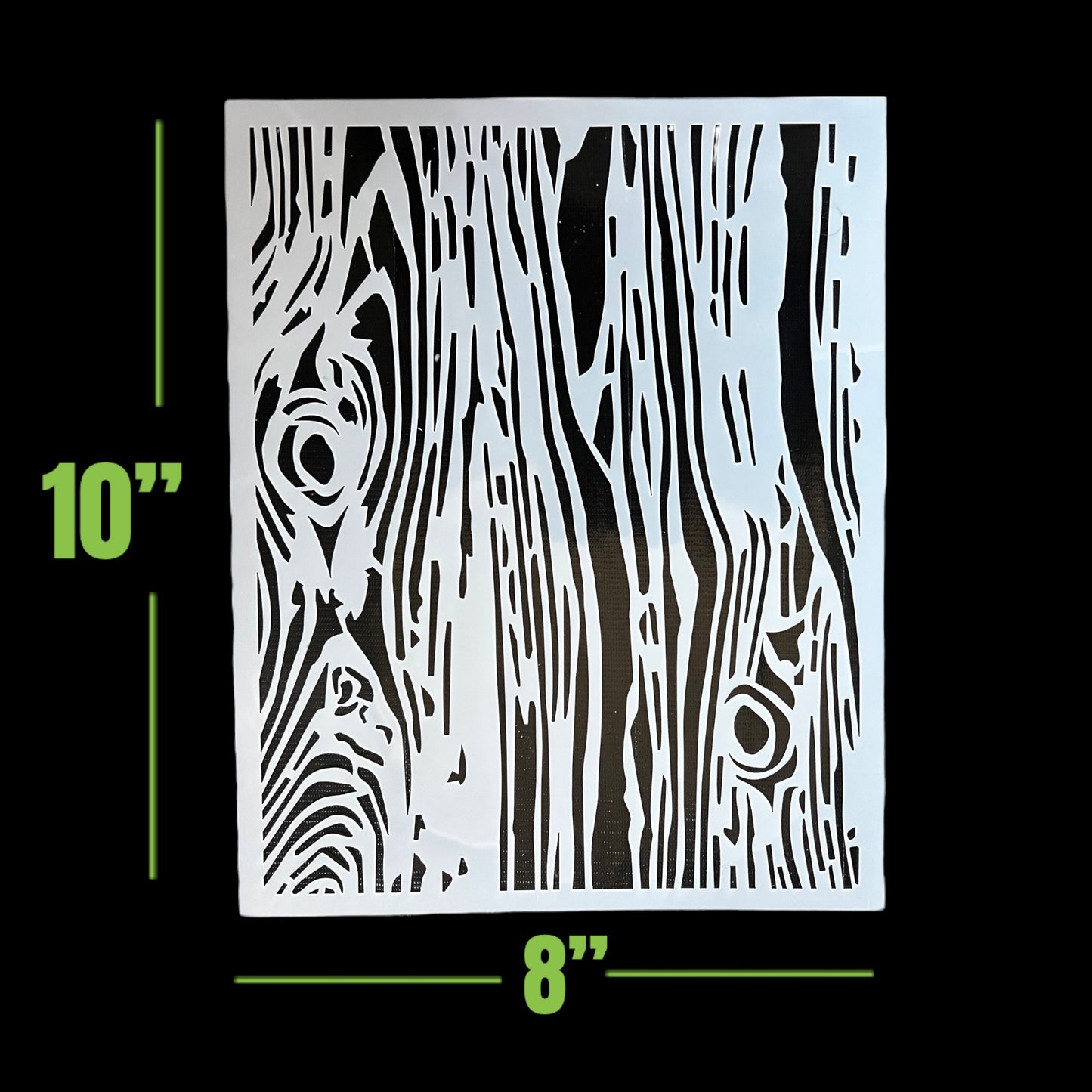 LiME LiNE Airbrush Stencil Set, Wood Grain, Grunge, Animal Print Custom Paint Template