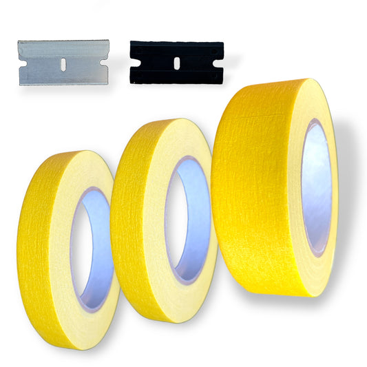 LiME LiNE Yellow Masking Tape Combo Pack (1.5" & 3/4")