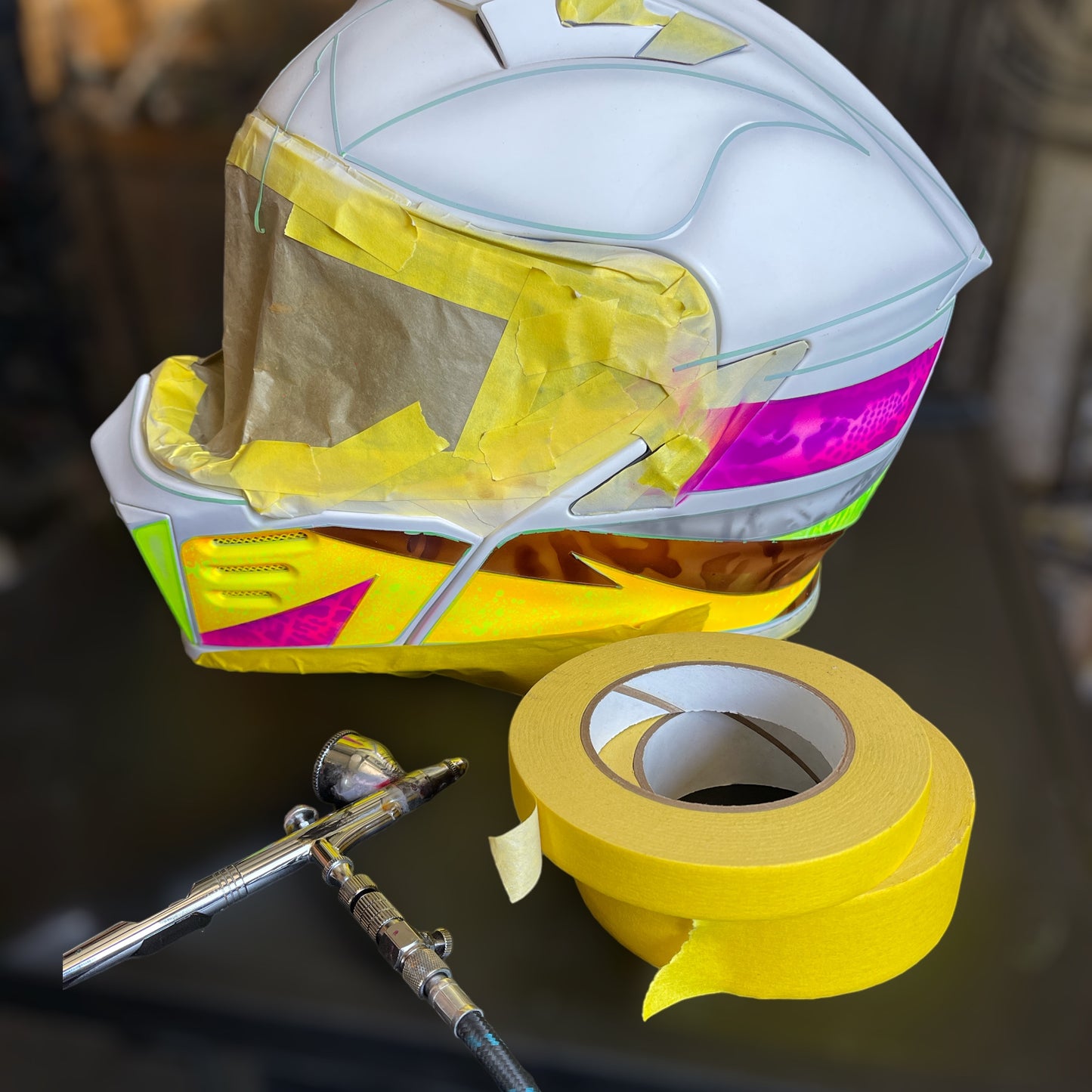 LiME LiNE Yellow Masking Tape Combo Pack (1.5" & 3/4")