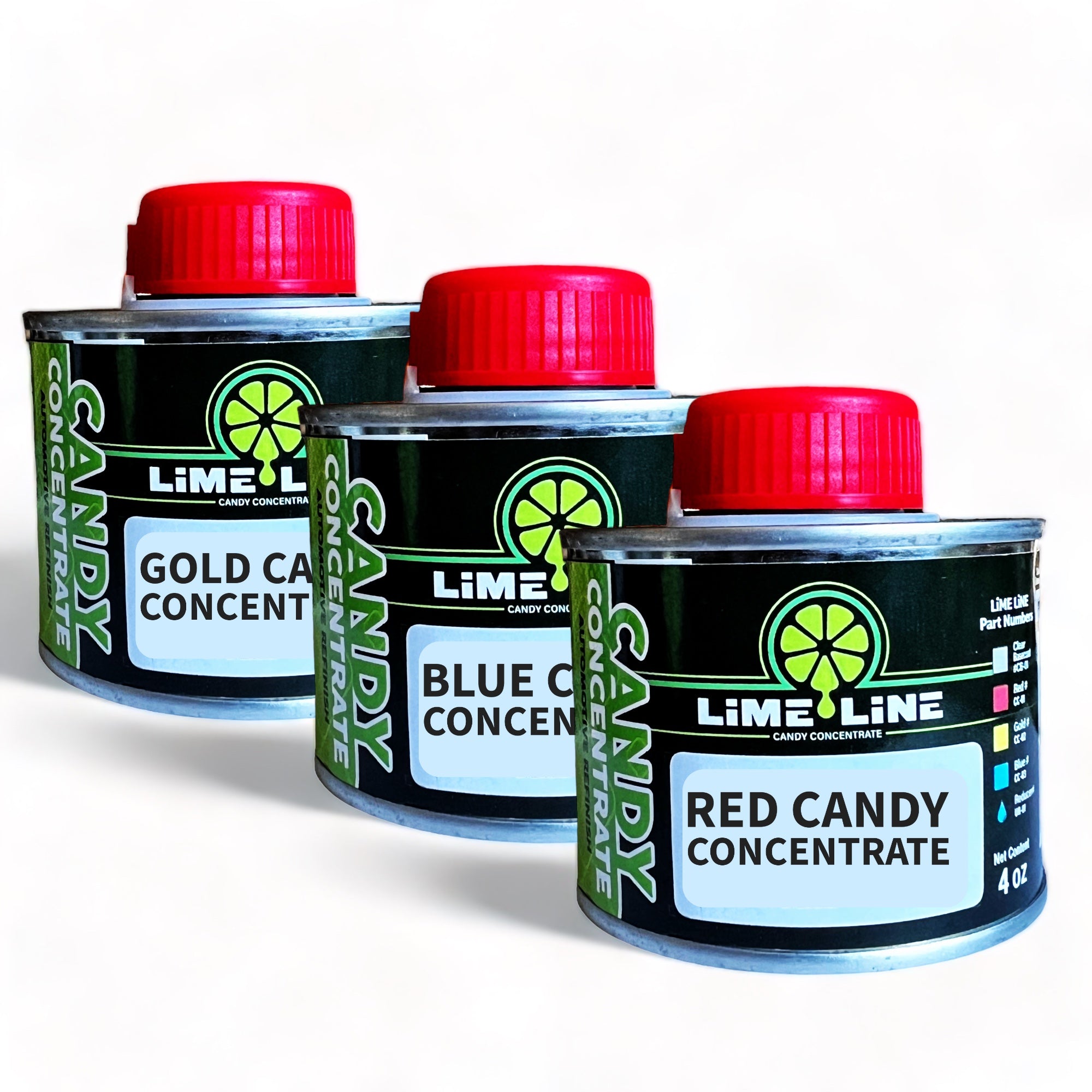 LiME LiNE Candy Pack Red,Blue,Gold Transparent Candy Concentrate – LiME ...