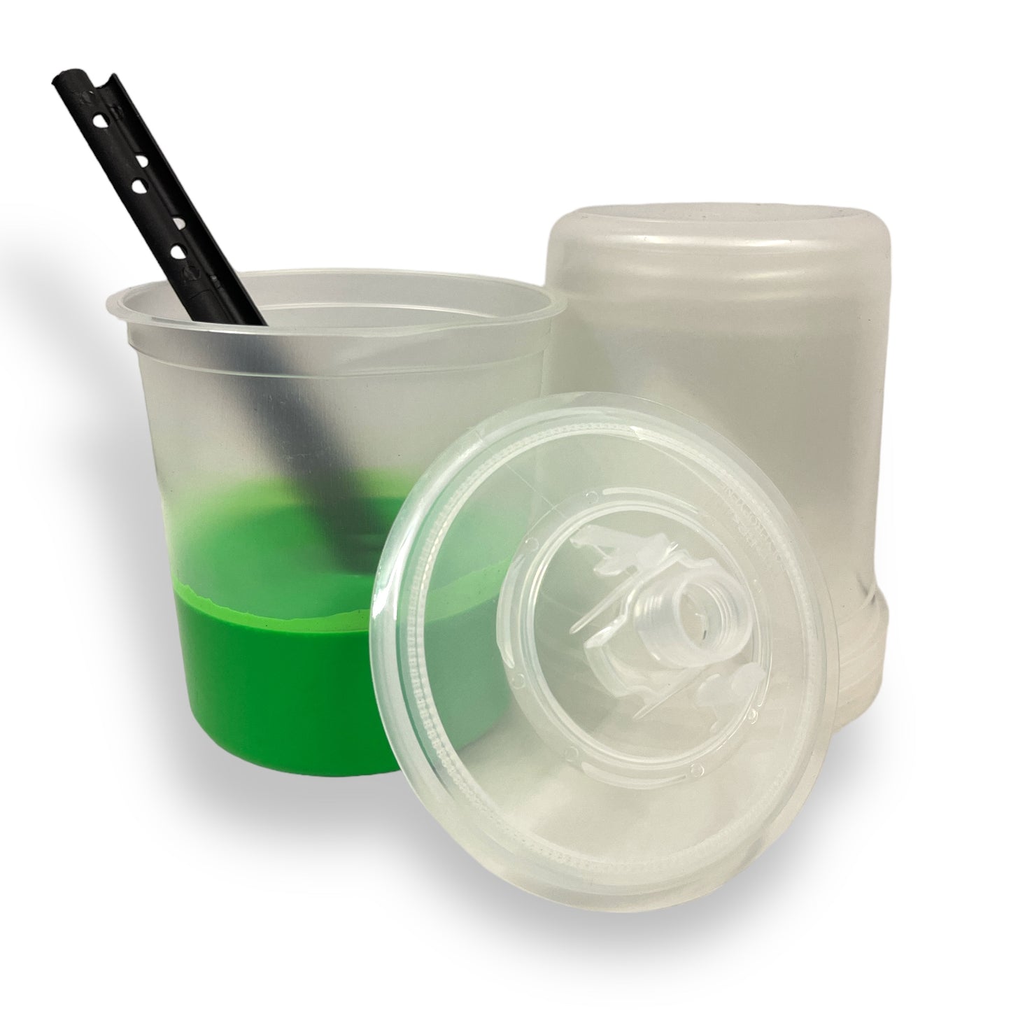 LiME LiNE Disposable Paint Spray Gun Cup Liners and Lid System