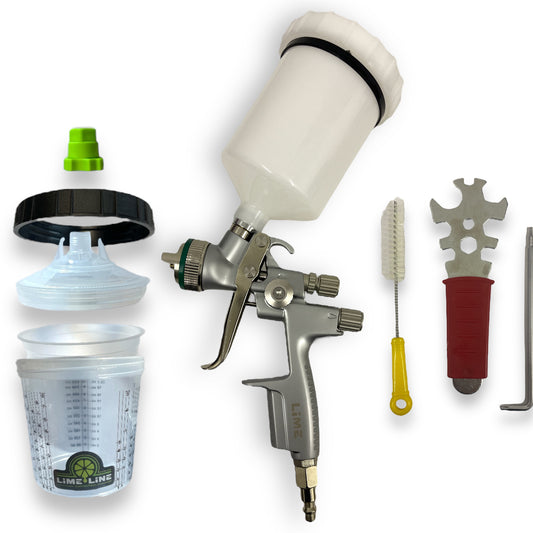 LiME LiNE 1.3 Basecoat/Clearcoat Spray Gun Kit