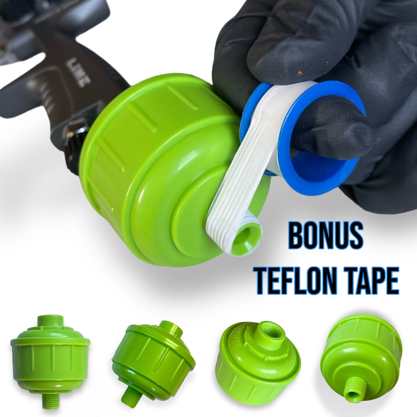 Lime Line Mini Filter Balls for paint Spray Gun moisture separator