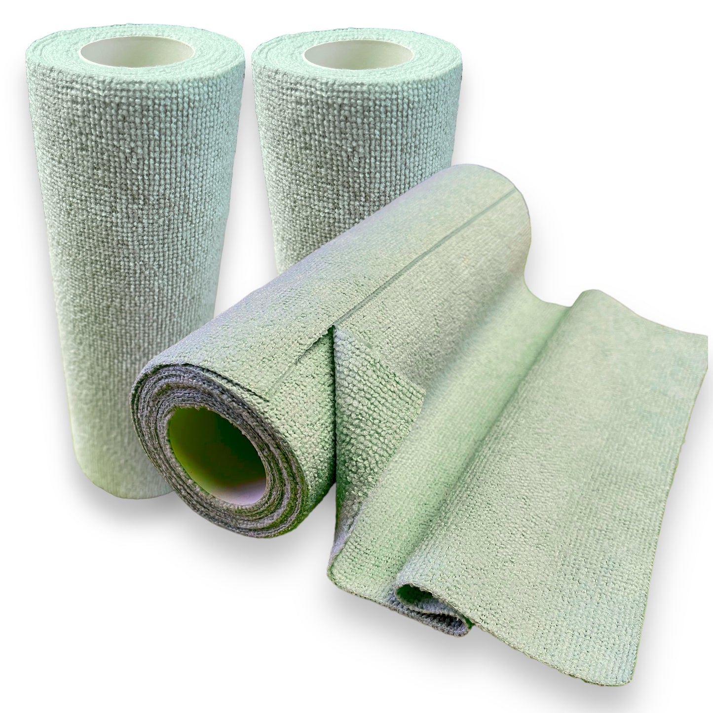 LiME LiNE Tear-Away Reusable Microfiber Roll-20 Towels Automotive, Shop, Garage or Home - Washable Multi Purpose Cleaning and Polishing Rags
