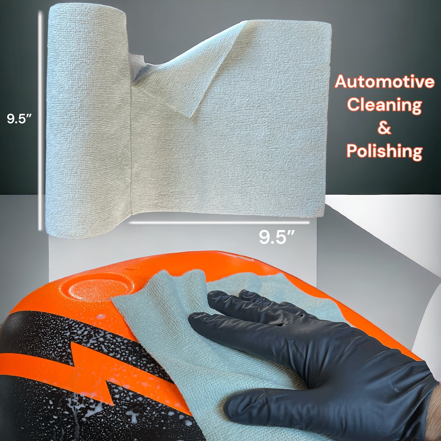 LiME LiNE Tear-Away Reusable Microfiber Roll-20 Towels Automotive, Shop, Garage or Home - Washable Multi Purpose Cleaning and Polishing Rags