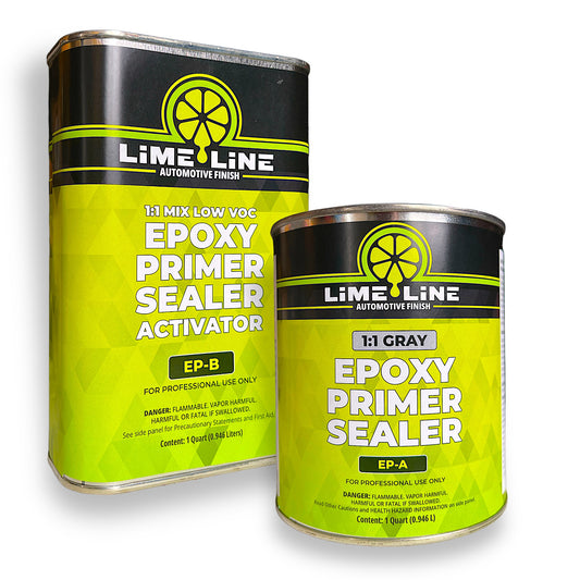 LiNE LiNE Epoxy Primer, Automotive Grade, Direct-to-Metal, Light Grey & Black