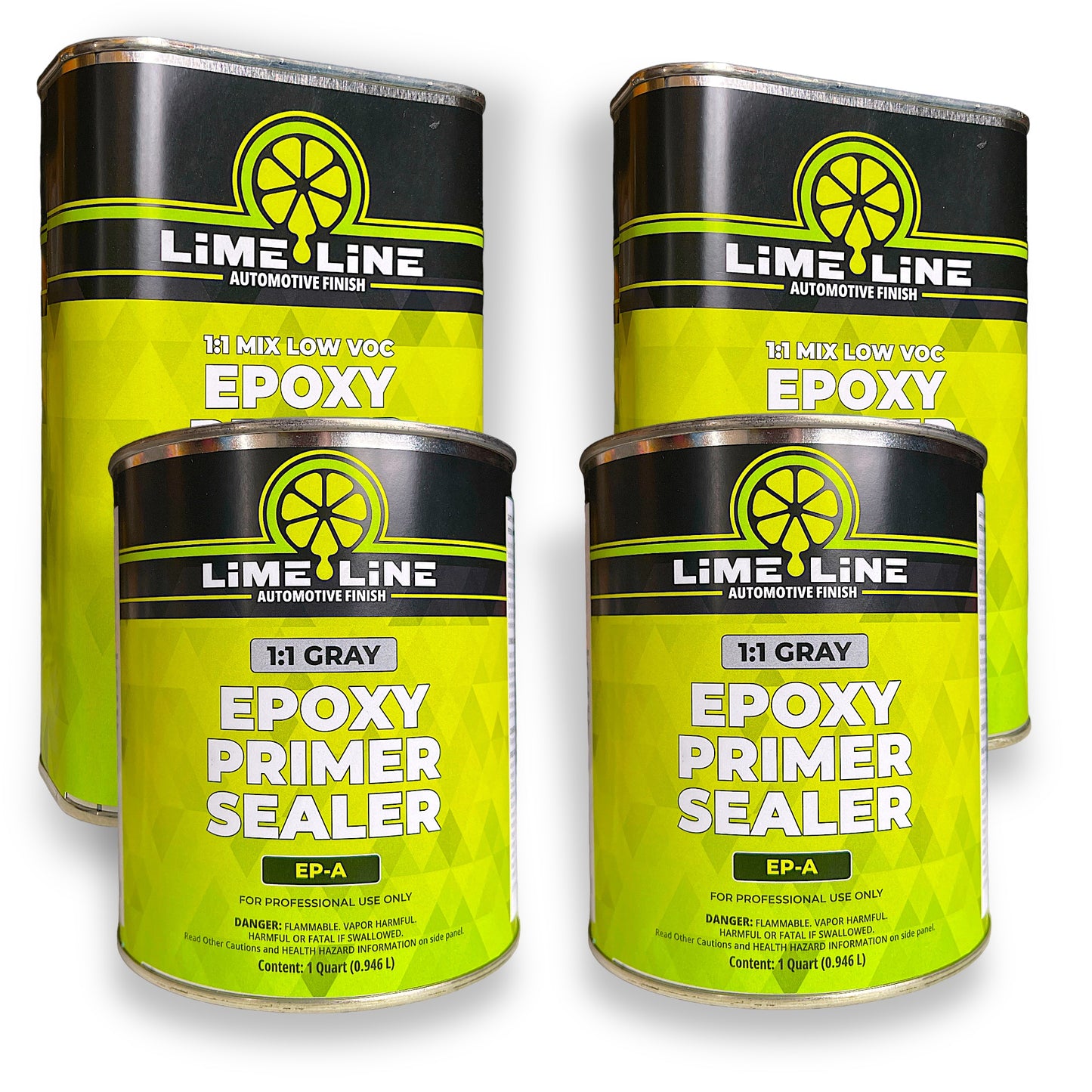 LiNE LiNE Epoxy Primer, Automotive Grade, Direct-to-Metal, Light Grey & Black