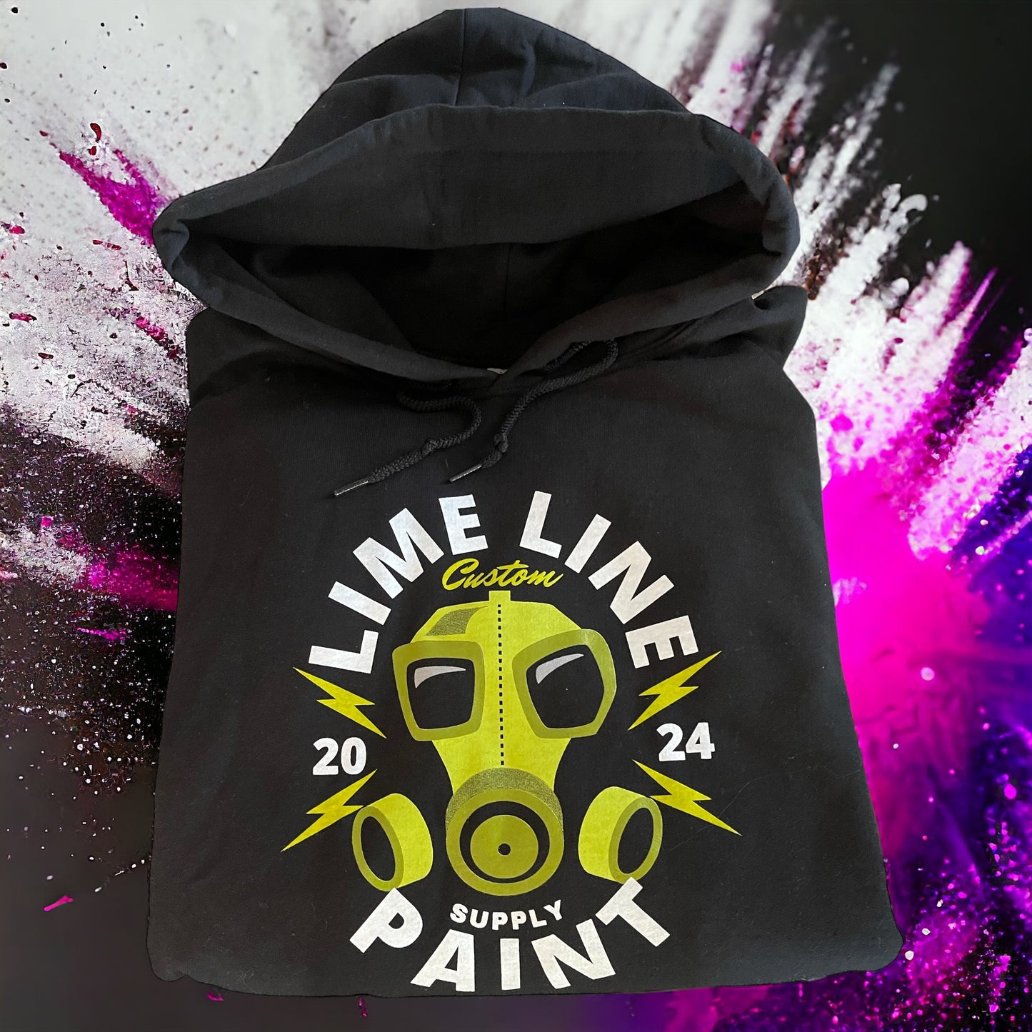 LiME LiNE Gas Mask Hoodie