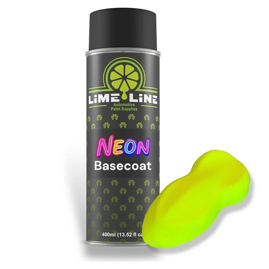 LiME LiNE Automotive Bright 90s Neon Basecoat Aerosols - Fast Drying Spray Paint for Custom Paint & DIY Projects - Must Be Clearcoated