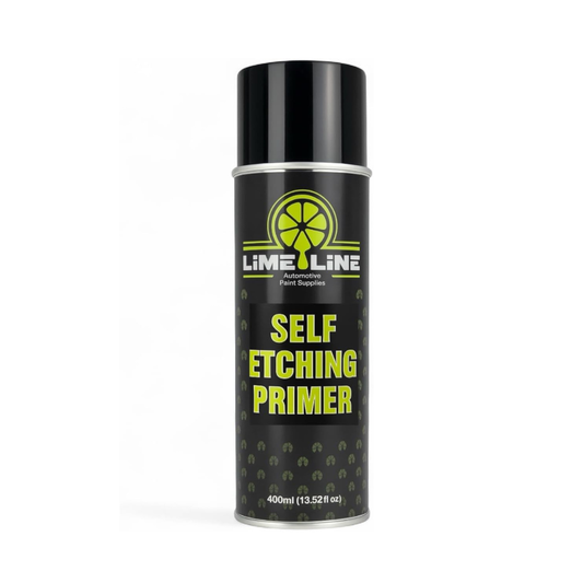 LiME LiNE Self Etching Primer – Professional Automotive Aerosol Primer for Bare Metal – Acid Etch Anti-Rust Formula – Fast-Drying, High Adhesion Spray Can