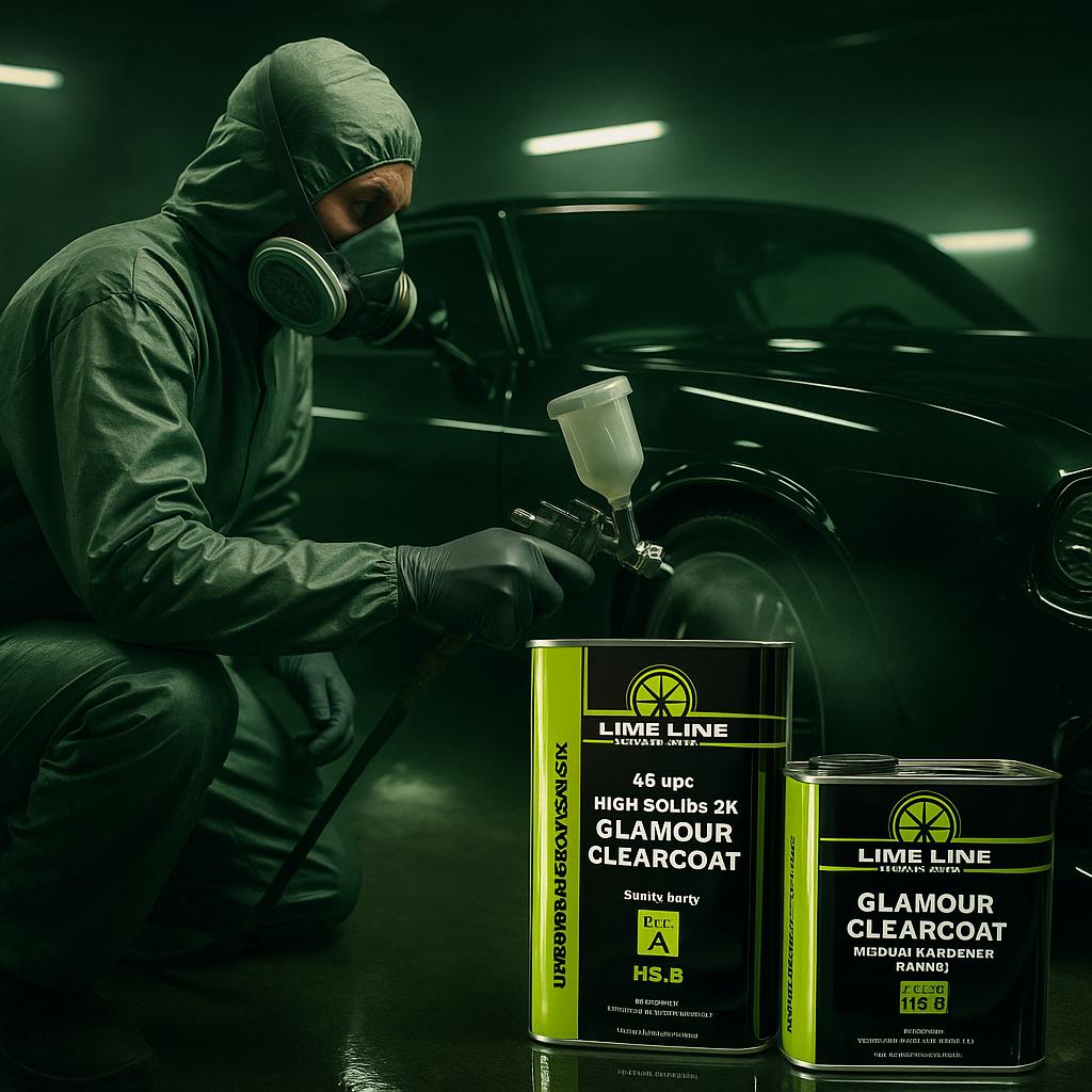 LiME LiNE Mega 2 Gallon Automotive Urethane Clearcoat kit 2:1 mix: High Gloss Glamour Clear