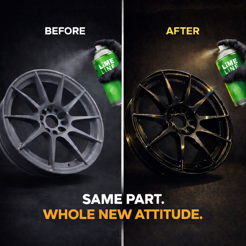 LiME LiNE Shadow Line Basecoat Spray Paint, Color Shift Black to Metallic Finish, Requires 2K Clearcoat Topcoat