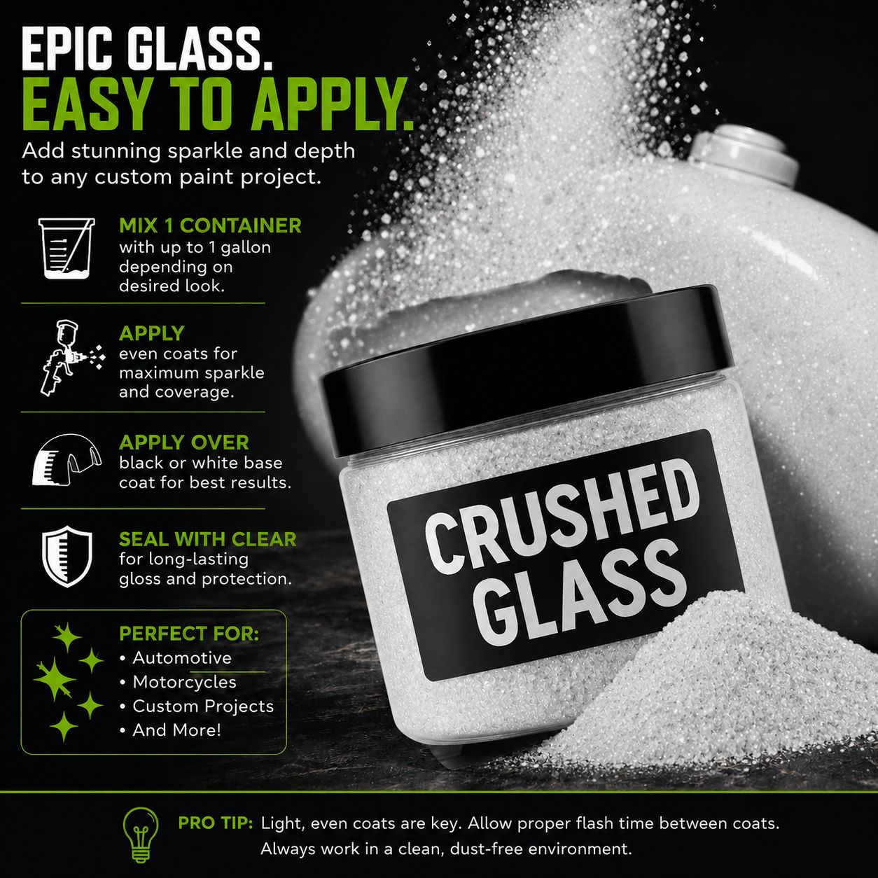 LiME LiNE Sprayable Crushed Glass