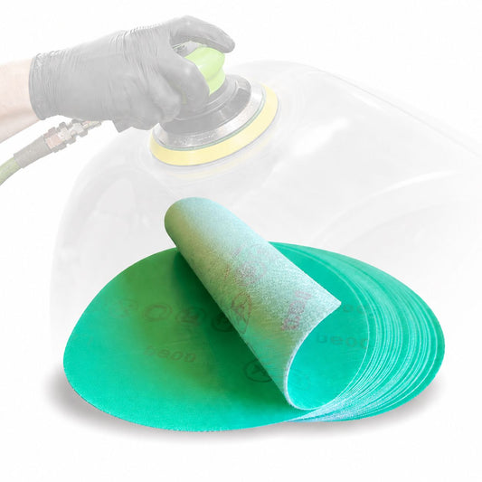 LiME LiNE 6” Waterproof 80 Grit Sanding discs, hook & loop (25pk)