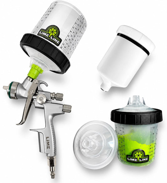 LiME LiNE 1.3 Basecoat/Clearcoat Spray Gun Kit