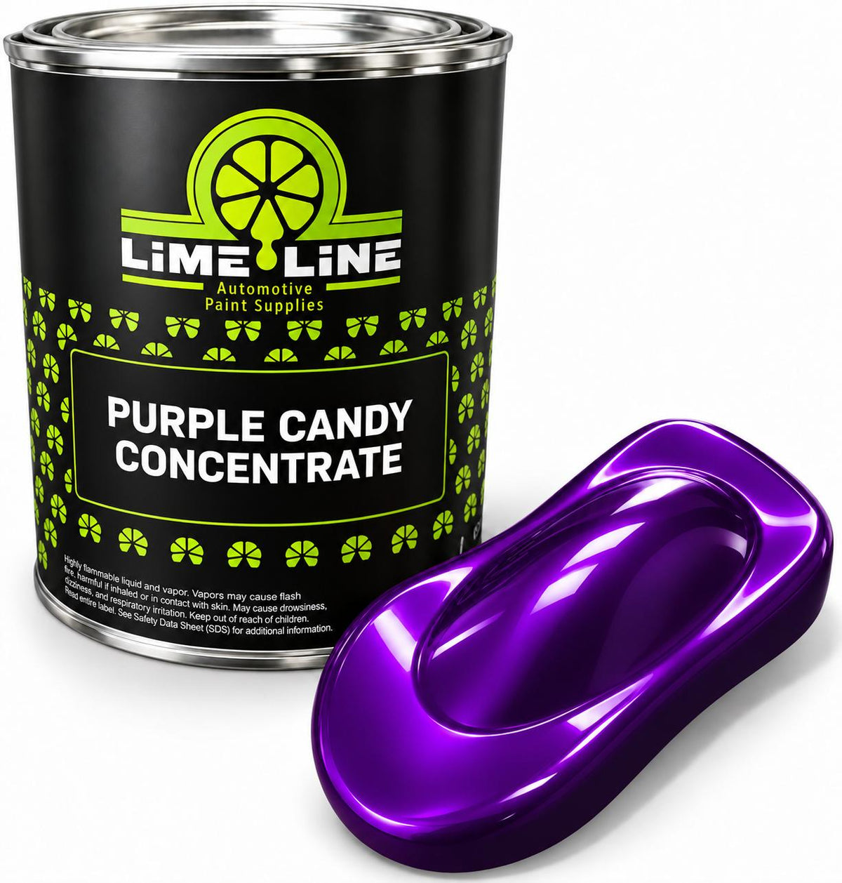 LiME LiNE Purple Candy Concentrate, Automotive Solvent Based Transparent Paint - 1 Pint